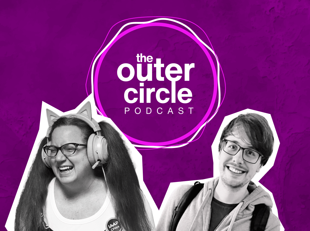 The Outer Circle podcast promotional card concept 2