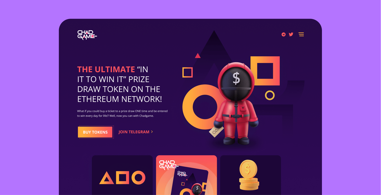 Chad Game crypto brand cover artwork