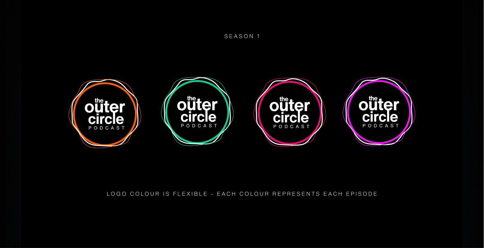 The Outer Circle podcast logo concept