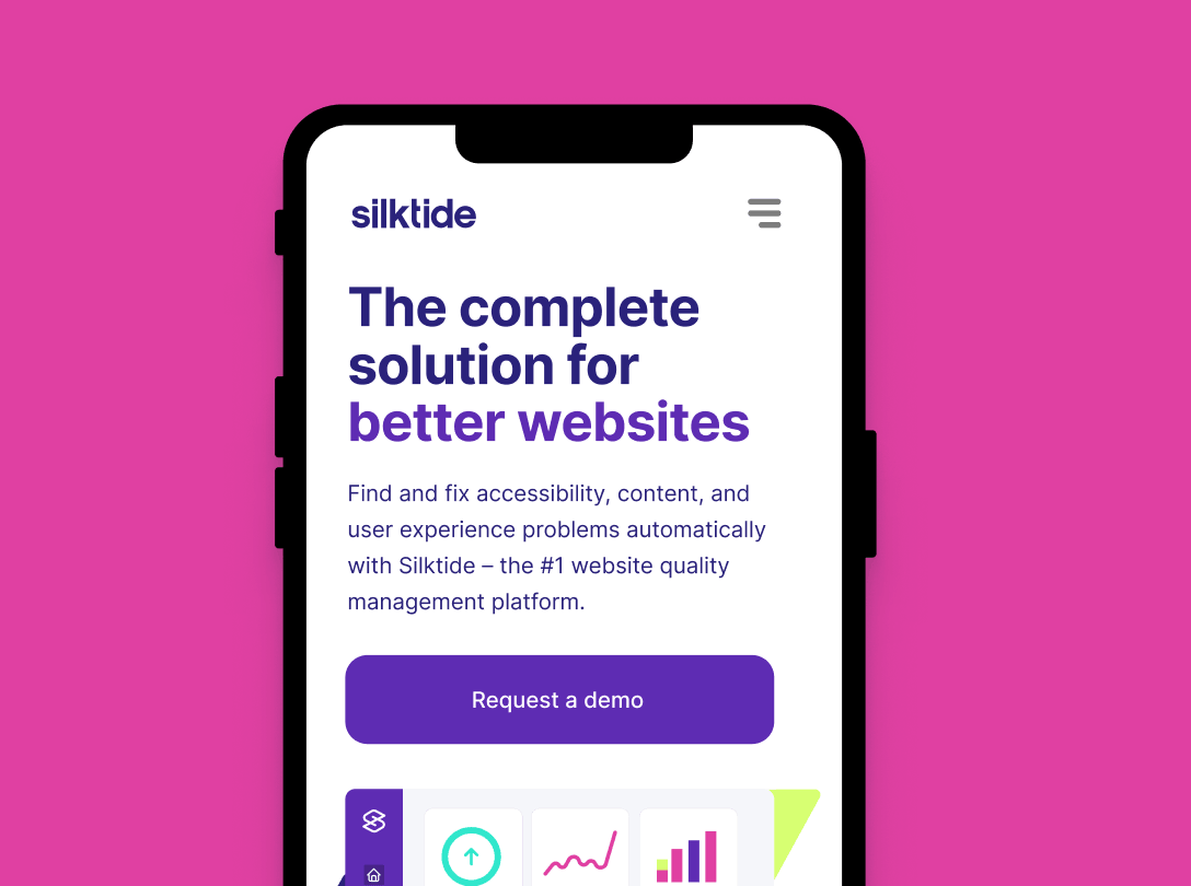 Silktide branding concept layout